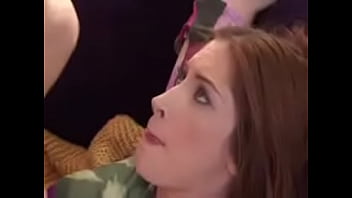 Preview 3 of 5 Pessoas - Redhead Lesbian Tries Cock