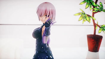 Preview 3 of Republica Dominicana Cuero - 【MMD Fate Grand Order】Conqueror マシュ (by nop)