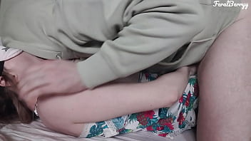 Preview 2 of My Boss I - Morning amateur sex with a cumshot on tits. FeralBerryy