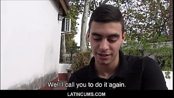 Preview 1 of New Sensatio - LatinCums.com - Young Straight Latino Paid Cash For Threesome Sex