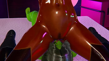 Preview 4 of Publicagen Mom - Futa - X Men - Storm gets creampied by She Hulk - 3D Porn