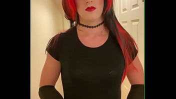 Preview 4 of Xxx Bf Saneloane - Goth Crossdresser Teasing