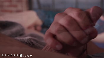 Preview 2 of Sai Pallve - GenderX - TS Hotty Ariel Demure Wakes Up &amp_ Catches Friend Jerking Off