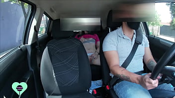 Preview 4 of Kalkini Sex - Hermosa se masturba dentro de mi uber y no se da cuenta que la estoy grabando