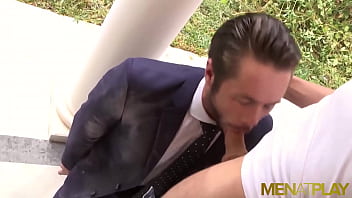 Preview 2 of Indian Anty Faking Small Bab - MENATPLAY Latin Enzo Rimenez Fucks Businessman Mike De Marko