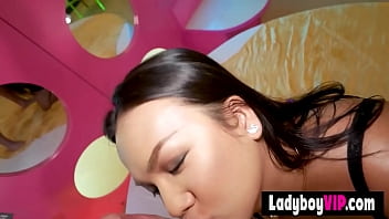Preview 2 of Sex Slow Girls - A chubby and beautiful Thai shemale slut giving my rod the service it deserve
