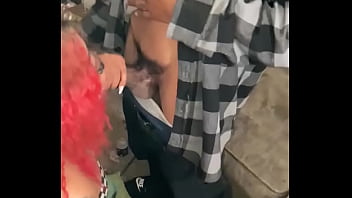 Preview 4 of Sex With Steap Mom - Cholo thug Thizz Marley gets blowjob by red head