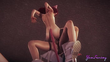 Preview 4 of Angry X - Yaoi FEMBOY Erito don&#039_t you think this KITTEN is in HEAT?