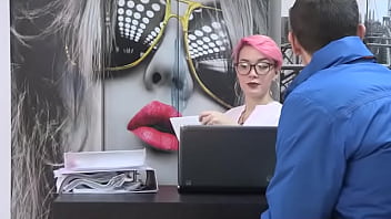 Preview 1 of Aaliya Bat Xxx Vidio - Horny ladyboss loves banging young job candidates
