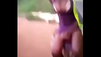 Preview 2 of Black Hard Crock Fick Dik - African girl finally claimed the bike
