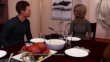 Preview 4 of Rihanna Ponographic - Being A DIK #195 - Thanksgiving Is Here