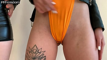 Preview 2 of 12to15year Xxbf Porn Video - POV Double Pussy Worship and Spitting Femdom With Mistresses Sofi and Kira