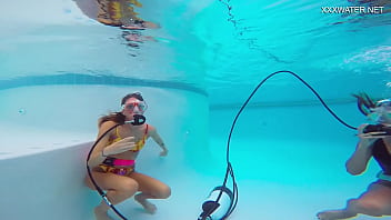 Preview 2 of Bazzers Hd New Video - A perfect brunette babe Katya Nakolkina underwater
