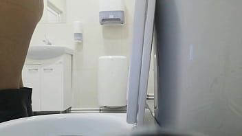 Preview 1 of Hubby Can Not Hit Like Bbc - Toilet Hidden cam ass and pussy