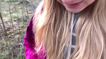 Preview 1 of Wwwxxxocm 2018 - Sensual Blowjob in the Forest with Cum in Mouth