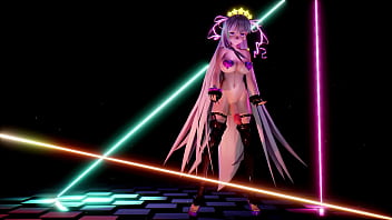 Preview 1 of Sexysat Tv Model Ludmilla - mmd BB futa dance