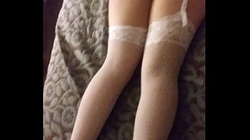 Preview 3 of Teenlushd Com - Mexican in white lingerie getting ready to fuck in hotel