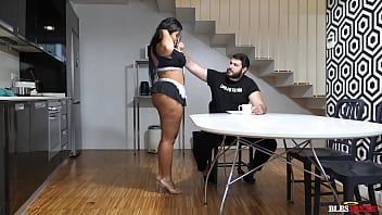 Preview 2 of Sixx Video Hd - I fuck the maid to save her salary - Karla &amp_ Magic Javi