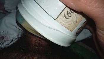Preview 2 of Cum Video 1 - I use my homemade fleshlight | cum hard