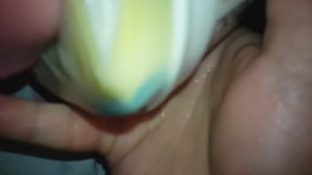 Preview 3 of Cum Video 1 - I use my homemade fleshlight | cum hard