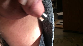 Preview 1 of Nalgona Braile A - Penis plug with precum from shower head