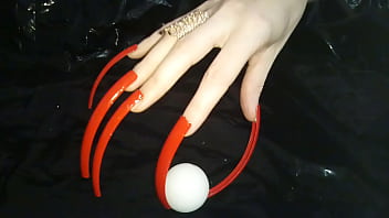 Preview 1 of Pregnancy Test Clinic - Lady L hook long sexy nails (video short version)