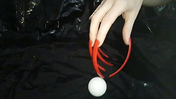 Preview 4 of Pregnancy Test Clinic - Lady L hook long sexy nails (video short version)