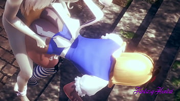 Preview 3 of Teacher And Little Student Xxx - Alice in The Wonderland Hentai 3D - Alice is Fucked by White Rabbit and he cums in her pussy- Animation Japanese Porn Video