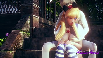 Preview 1 of Teacher And Little Student Xxx - Alice in The Wonderland Hentai 3D - Alice is Fucked by White Rabbit and he cums in her pussy- Animation Japanese Porn Video