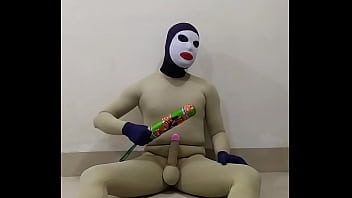 Preview 3 of Can Am3 - Zentai penis femdom slave cbt