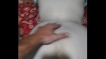 Preview 2 of Mom Teen Milf - Wifey cumslut fucked after stripping down to her panties and fucked on our friends bed trying to talk me into letting her fuck us both til we bust in her all night long.