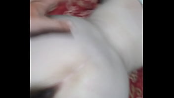 Preview 1 of Mom Teen Milf - Wifey cumslut fucked after stripping down to her panties and fucked on our friends bed trying to talk me into letting her fuck us both til we bust in her all night long.
