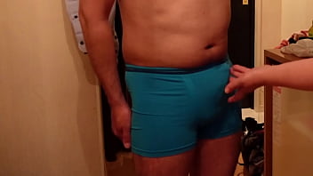 Preview 1 of Mom And Son Anal M - Cock slapping Vol.1