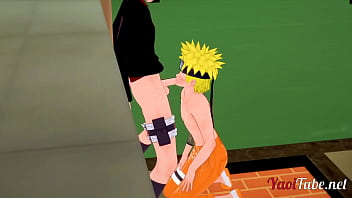 Preview 4 of Download Redeap Com - Naruto Boruto Yaoi Hentai 3D - Naruto suckt Kiba&#039_s dick &amp_ Sasuke discovers them - Anime Gay Porn Video