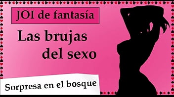 Preview 1 of All Family Member Sex - JOI fantas&iacute_a medieval. Pillados en el bosque.