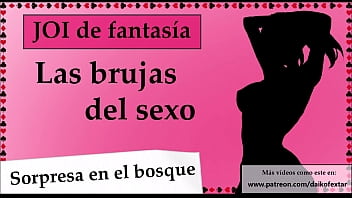 Preview 4 of All Family Member Sex - JOI fantas&iacute_a medieval. Pillados en el bosque.
