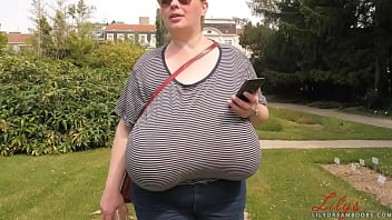 Preview 1 of Sex With Desi Lady - saggy tits no bra in public