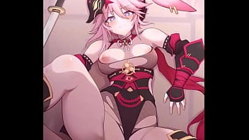 Preview 2 of Gen Tily Got A Gangsta Booty - bunny girl gangbang