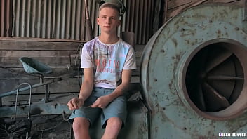 Preview 2 of Full Movies Japan Cerita - Blond Twink Gets Paid From A Random Stranger To Have Sex With Him - CZECH HUNTER 554