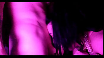 Preview 1 of Mein Porno - Horny Brunette with Pearl Necklace Sucks a BIG Dick