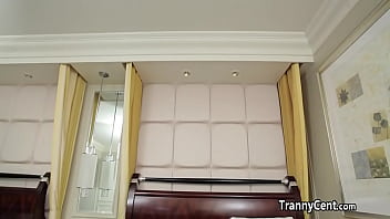 Preview 2 of Xxx Kat Hd - Shemale blonde enjoyed good fuck