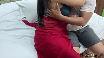 Preview 2 of Indian Acterss Sanya Malhotra - Divya Bhabhi with husband friend.