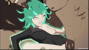 Preview 1 of Hole Hip - Negotiations with monsters (Tatsumaki&acute_s gangbang)