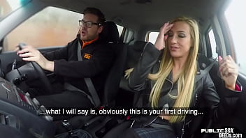 Preview 2 of Arrimones Misa - British driving student ass fingered and fucked