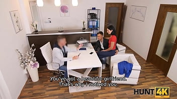 Preview 2 of Big Zozo - HUNT4K. Cuck exchanges girlfriends wet pussy for couple of bitcoins