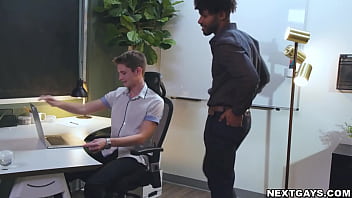 Preview 2 of Taboo Fuck Teen - Tony Genius and Trevor Harris fuck at the office