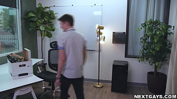 Preview 1 of Taboo Fuck Teen - Tony Genius and Trevor Harris fuck at the office