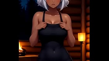 Preview 2 of Tube Doll Fuck Firmly - (Animation) Wolfie in heat,  Whisper ASMR 6-1 (Japanese,  Hentai,  AI-generated)