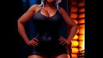 Preview 1 of Tube Doll Fuck Firmly - (Animation) Wolfie in heat,  Whisper ASMR 6-1 (Japanese,  Hentai,  AI-generated)