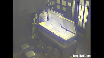 Preview 1 of Erhteawnp - Crazy Couple Fucking in Empty Coffin